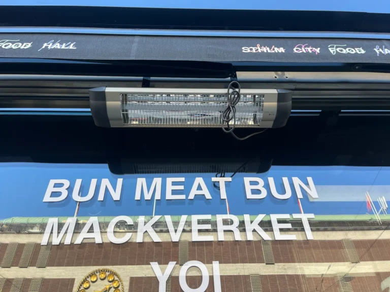Infravärme på markis